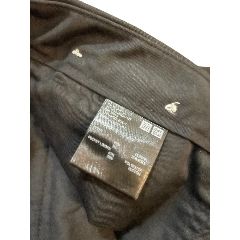 Uniqlo Black Slim Fit Chino Pants Men’s Size 34x34